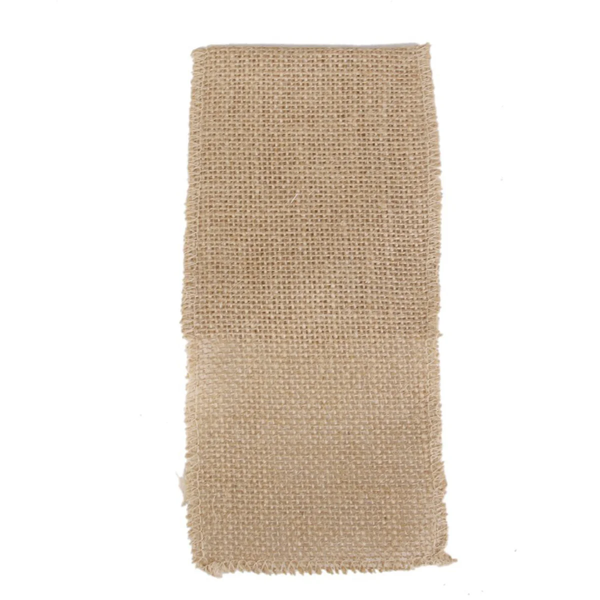 

6Pcs Tableware Storage Bag Burlap Lace Bowknot Rustic Cutlery Pocket Wedding Party Celebration Decoration Brown White 21x11cm