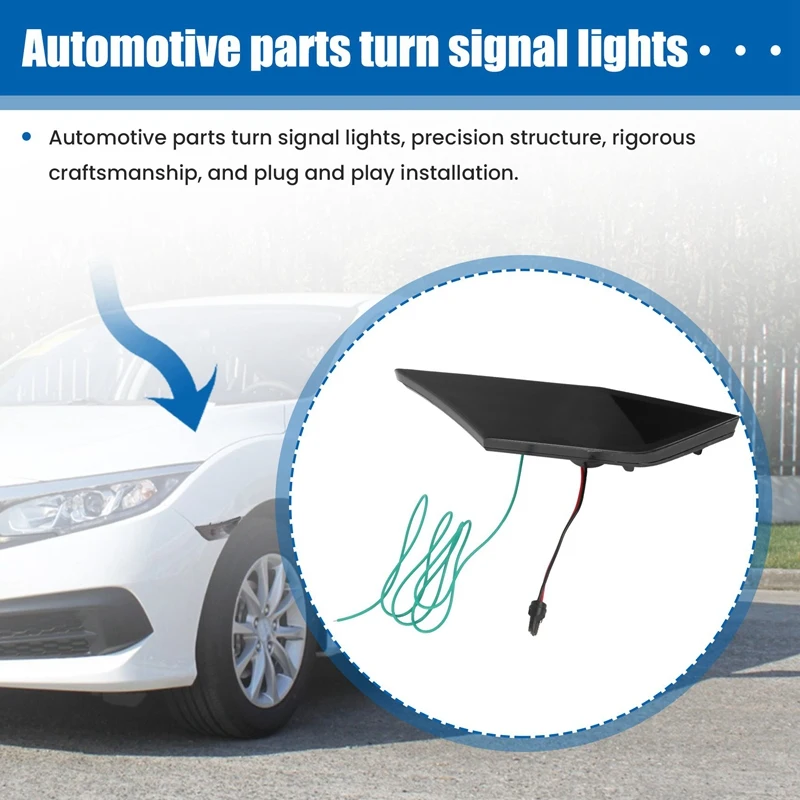 Lampu penanda sisi depan mobil, lampu sinyal belok untuk Honda Civic 10Th