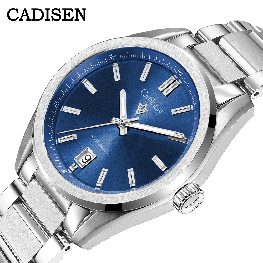 2024 CADISEN Men\'s Watches Top Luxury NH35A adolescent Men Mechanical Wristwatch Automatic Watch For Men AR Sapphire Waterproof