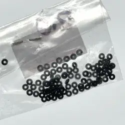 200pcs/Bag Mini Watch Crown Gasket 4mmX5mm Outside Diameter Small Type O Ring for Watch Repair W3581