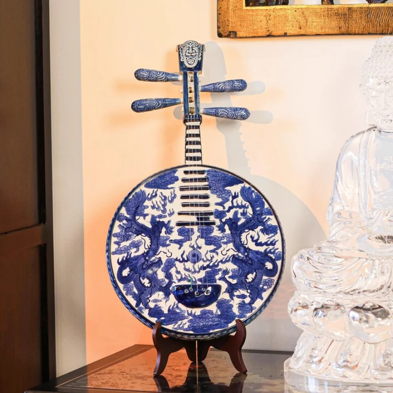 

Blue and white ceramics, Jingxin decorative ornaments, light luxury gifts
