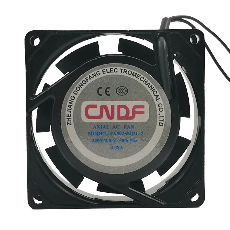 cooling fan TA8025MBL-2 220v-240v 0.08A ball bearing fan 8cm 80mm 80*80*25mm