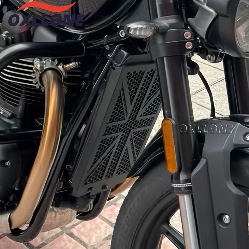 

2026 2025 Radiator Grille Guard For Bonneville T100 T120 Speed Twin 900/1200 2017-2024 Street Twin 900/Scrambler Thruxton 1200RS