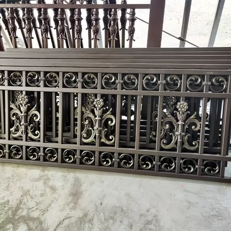 Modern Garden Fence Panels for Villa Custom Decorative Aluminum Screen for Swimming Pool 3D Modelling Service Available