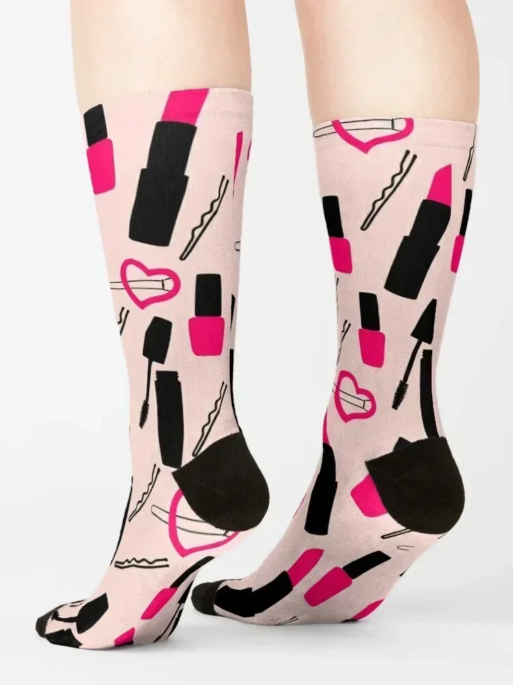 Cute Makeup Socks sports stockings sheer Crossfit snow Man Socks Women's