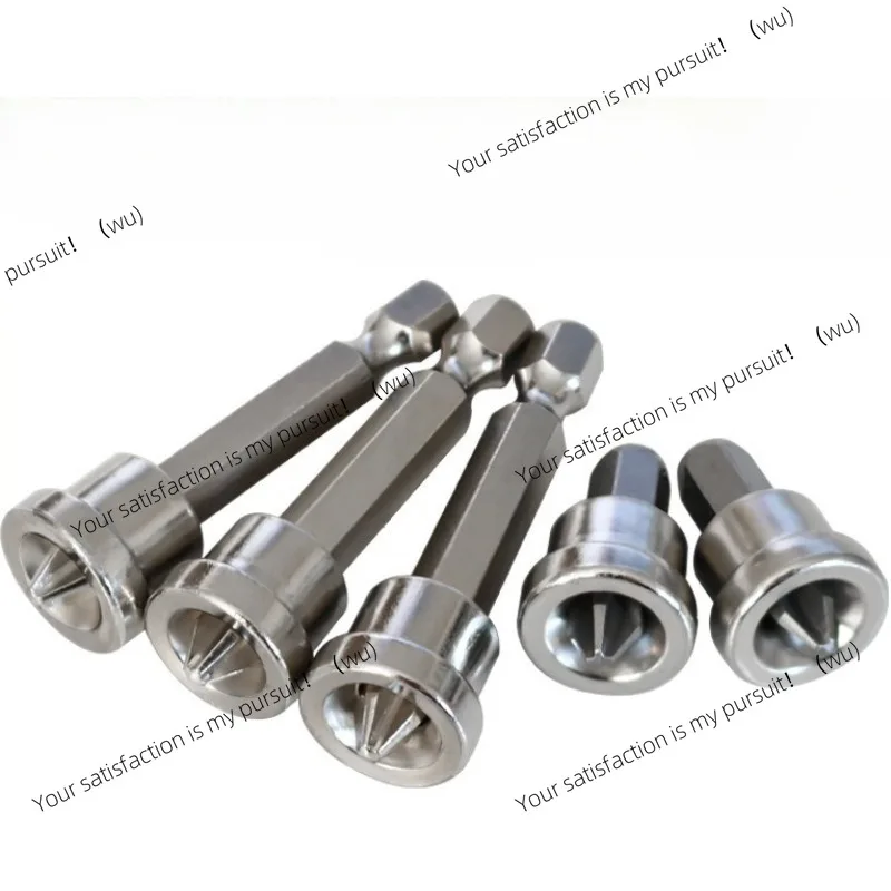 5pcs/set Magnetic Positioning Screwdriver Bits Drywall Screw Depth Setter Chrome Vanadium Steel Hexagon Shank Screwdriver Tool