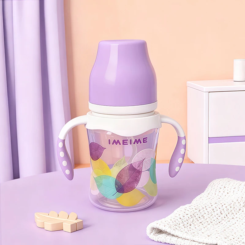 

Baby Bottle PP Material 300ml 210ml Lightweight BPA Free Feeding Bottle for Infants Child Feeding Bottle with Soft Nipple