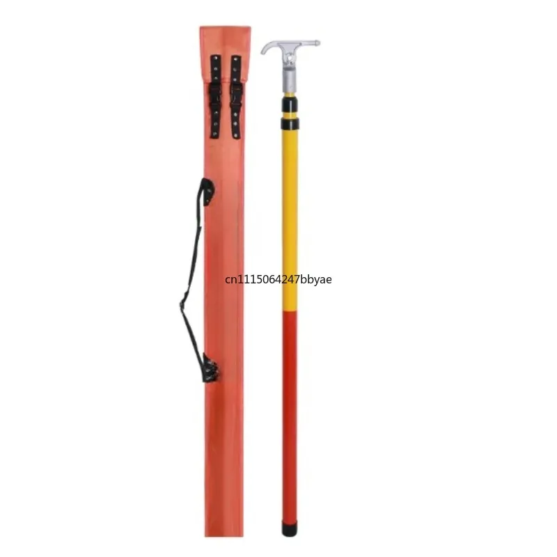 10KV 35KV Telescopic High Voltage Hot Stick, Insulated Operating Rod for Electric Power Maintenance Work