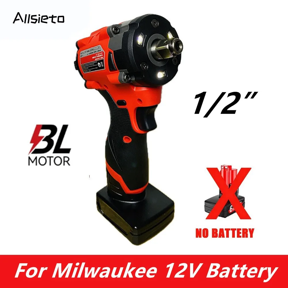 for-milwaukee-12v-battery-small-electric-wrench-brushless-1-2”-battery-wrench-screwdriver-impact-drill-rechargable-power-tools
