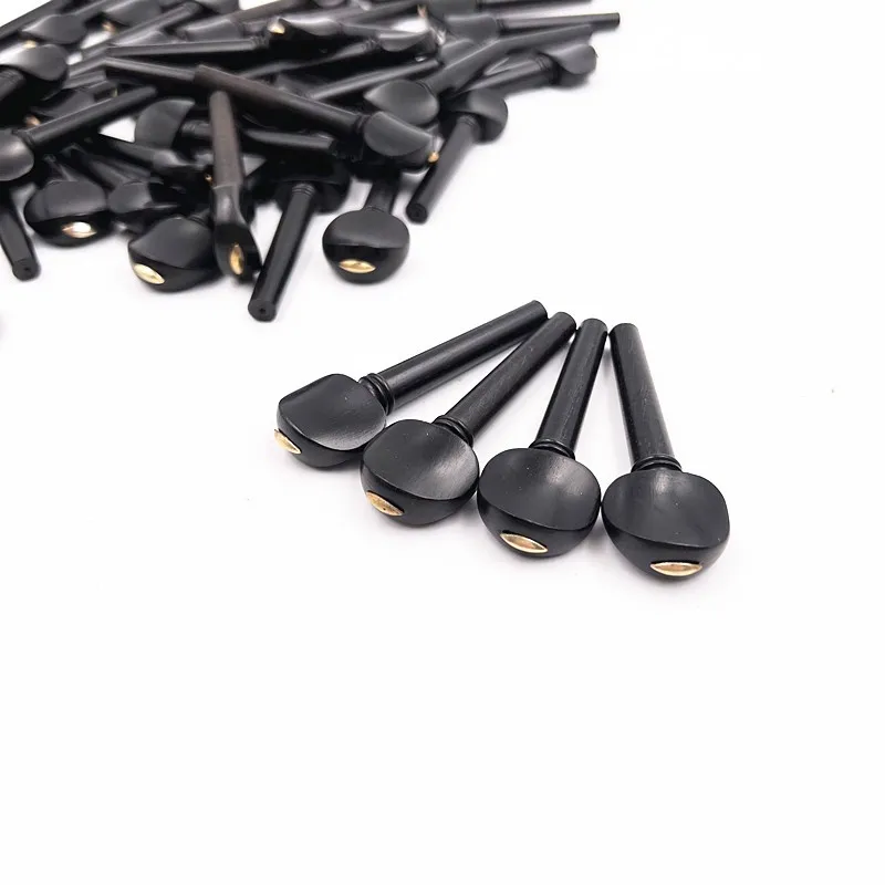 Great 20pcs ( 5 sets ) of great ebony violin pegs for 4/4 violin,violin parts