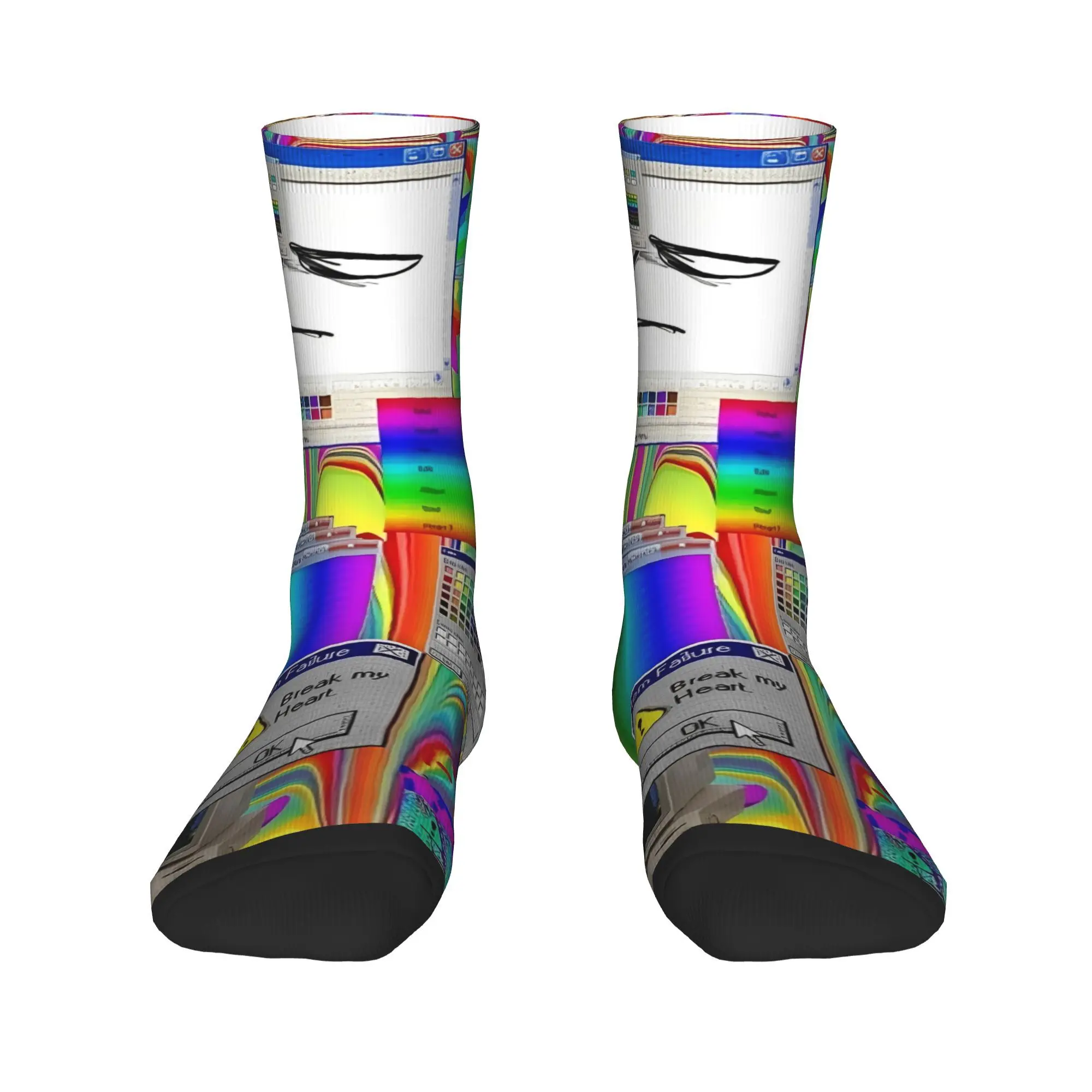 pAInter pressure Forsaken Stockings Adults Men  Socks Breathable Funny Socks Autumn Climbing Anti-Slip Custom Socks Gift