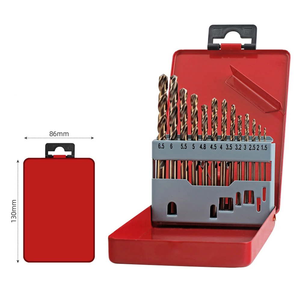 For Home Workshop HSS Drill Bit Set Comprehensive Drill Bit Collection Drilling Machine Multiple Sizes Available