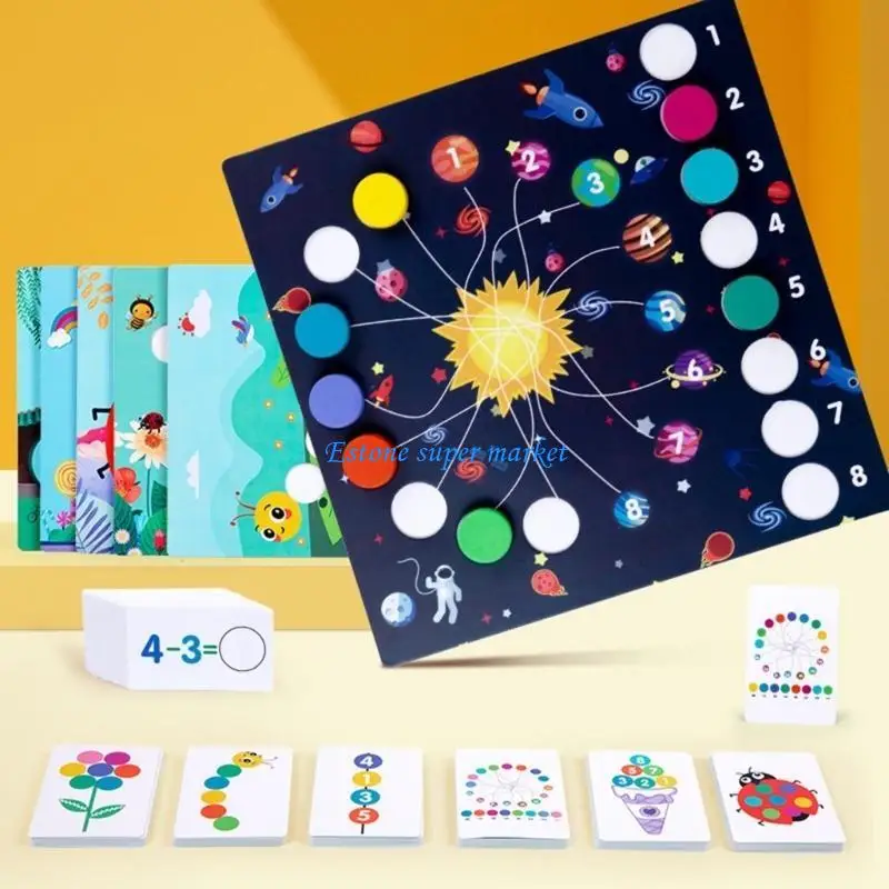 090b多機能テーブルゲーム数学おもちゃ子供ソートカウントおもちゃ