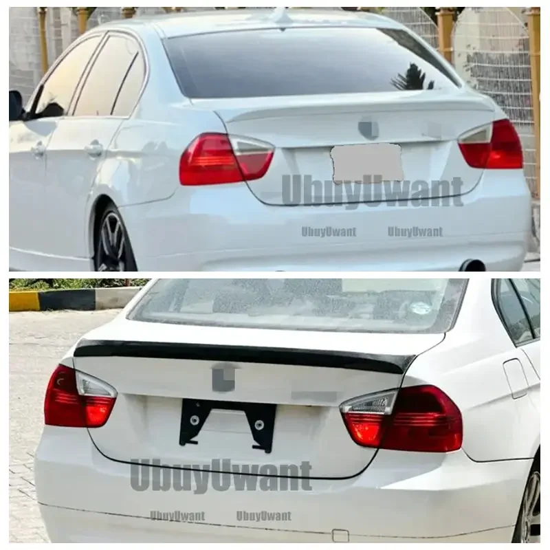 Car Trunk Rear Lip ABS Tail Fin Refit Accessories For Spoiler Wing BMW 3 Series E90 Sedan 318i 320i 325i CLS STYLE 05-12