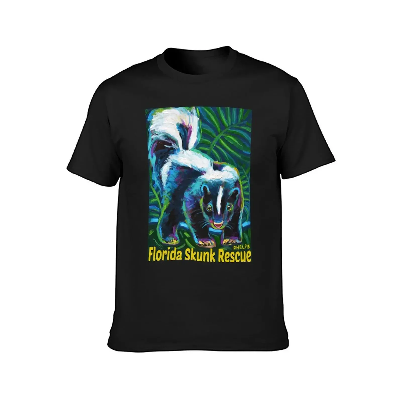 Florida Skunk Rescue T-Shirt summer clothes sublime graphic t shirt vintage oversized mens champion t shirts