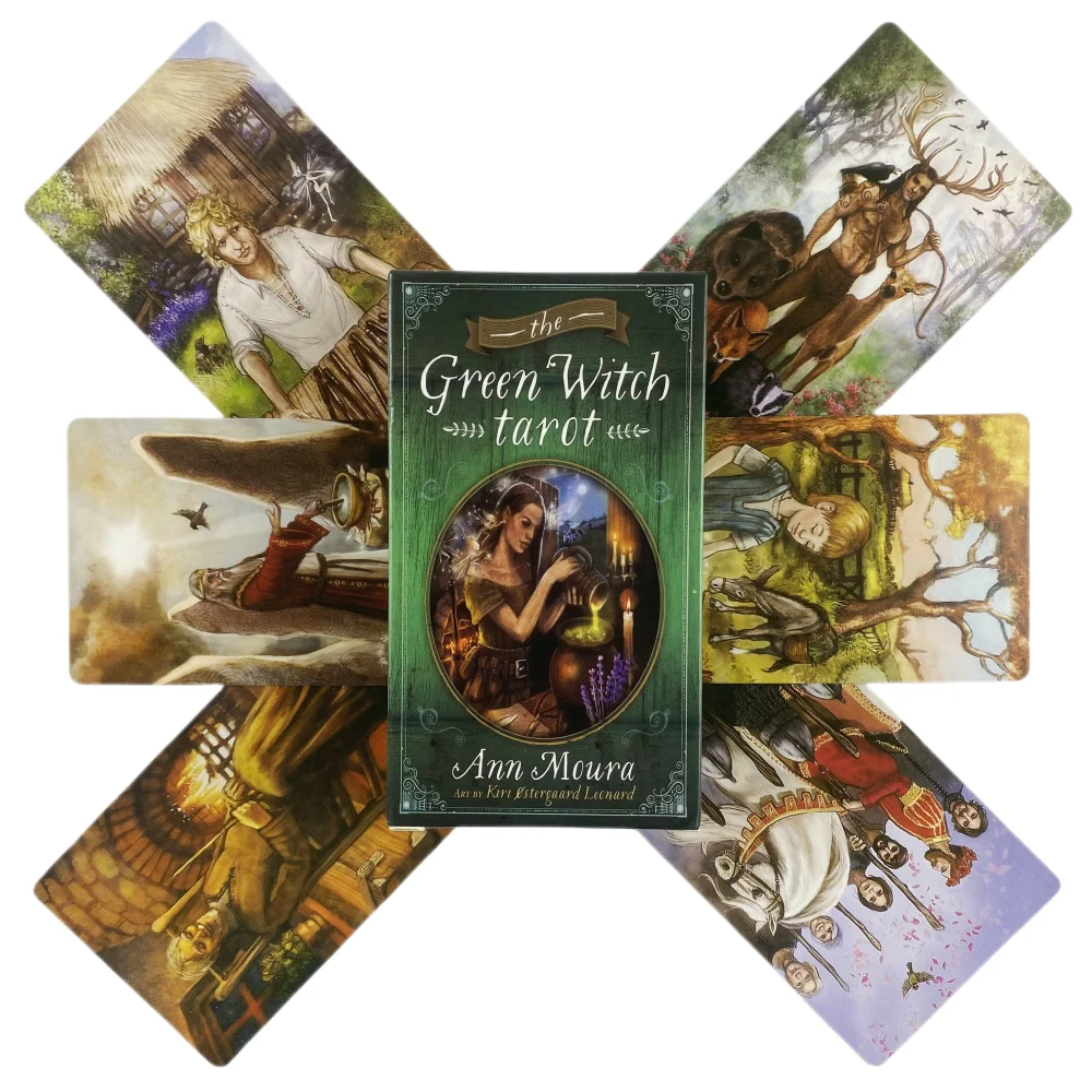 Green Witch Tarot Cards Deck Oracle English Visions Divination Edition Borad Playing Games