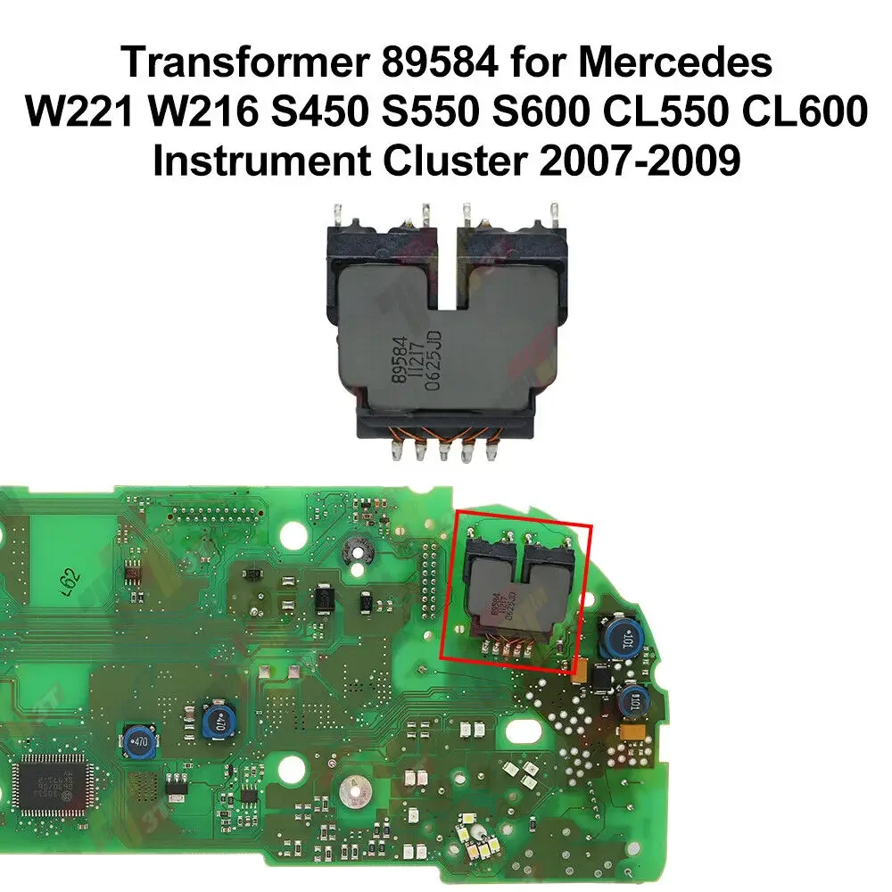 

Трансформатор приборной панели 89584 для Mercedes W221 W216 S450 S550 S600 CL550 CL600