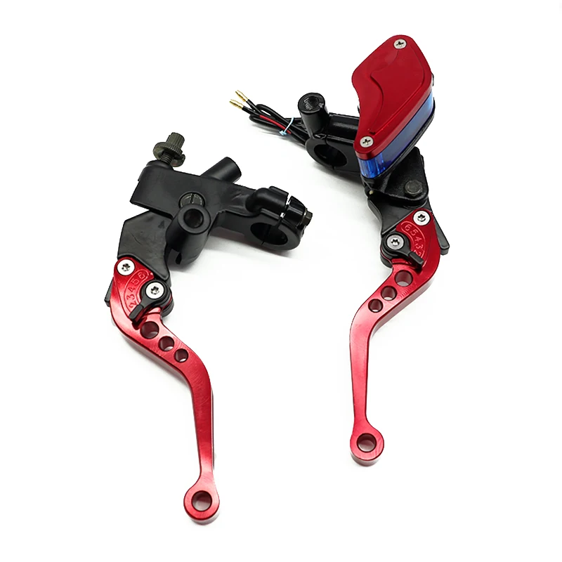 22 مللي متر دواسة فرامل مضخة أسطوانة رئيسية مقابض دراجة نارية رافعة المقود قابض هيدروليكي اكسسوارات ل ATV الكهربائية موتو