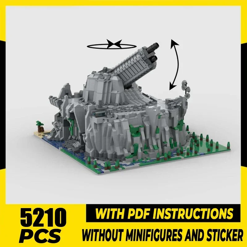 

Popular Star Movie Model Moc Building Blocks Defense Cannon Model Technology Brick DIY Assembly Construction Toy Holiday Gifts