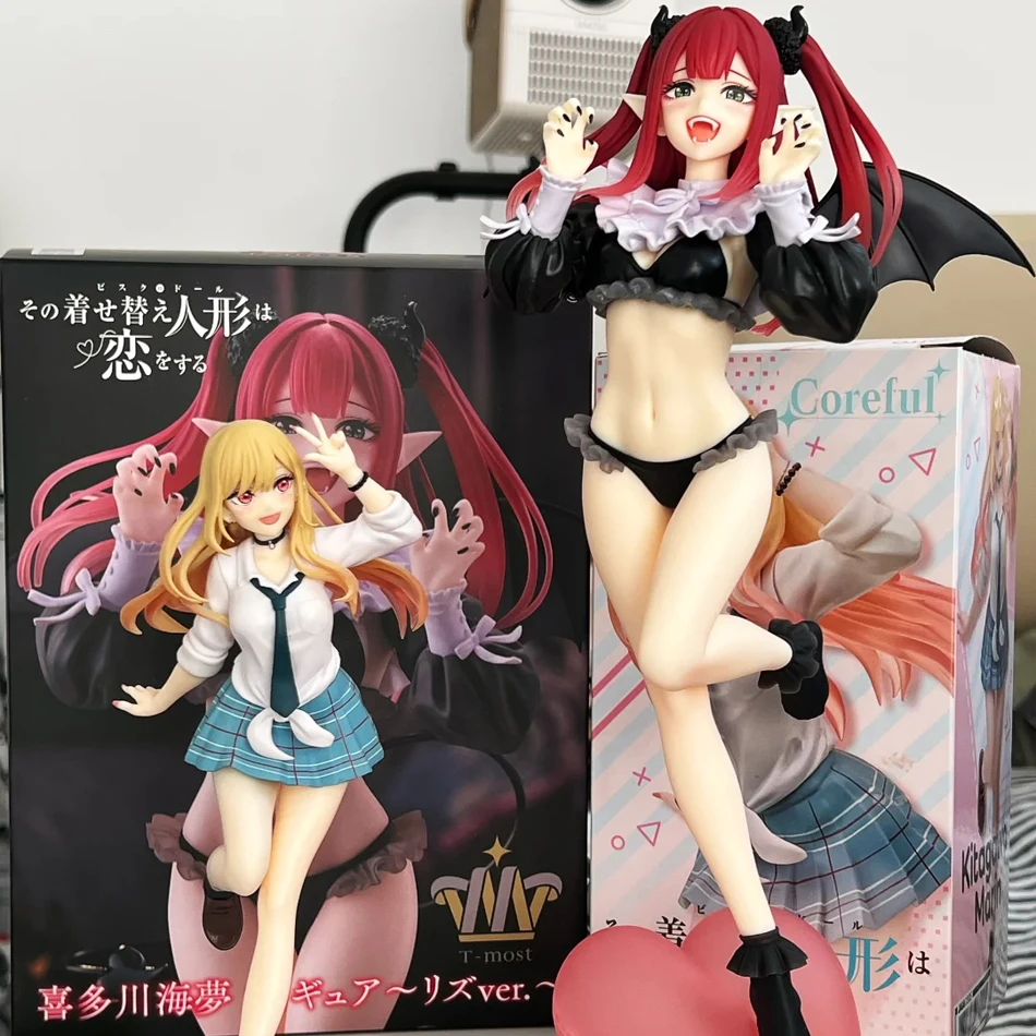 3pcs ในสต็อก Original TAITO My Dress-Up Darling T-Most Kitagawa Marin Cos ชื่อ PVC อะนิเมะตัวเลข Action Figure ของเล่นของขวัญ