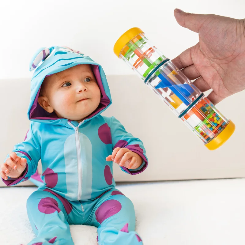 Rainmaker Rain Stick Musical Toys For Toddler Hand Shaking Music Toy Early Education Instrument Toy Popular For Baby Kids