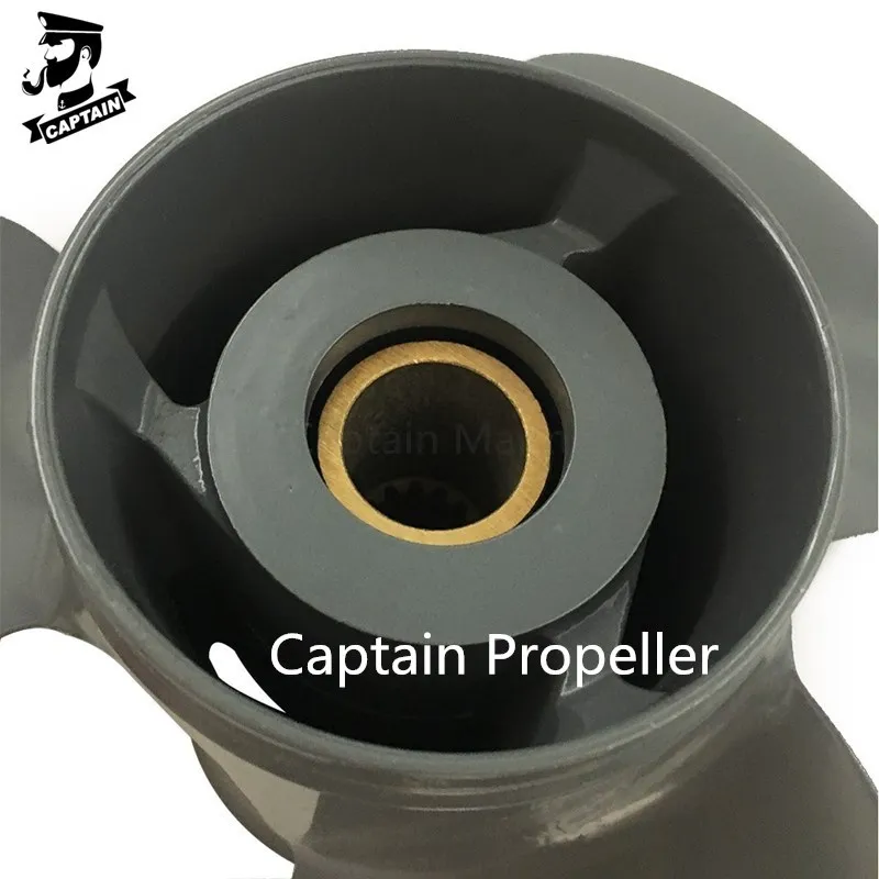 Captain  13 1/4x17 Outboard Propeller Fit Honda Engine BFP60A BF75 BF90 BF115A  Aluminum 15 Tooth Spline RH 3 Blades