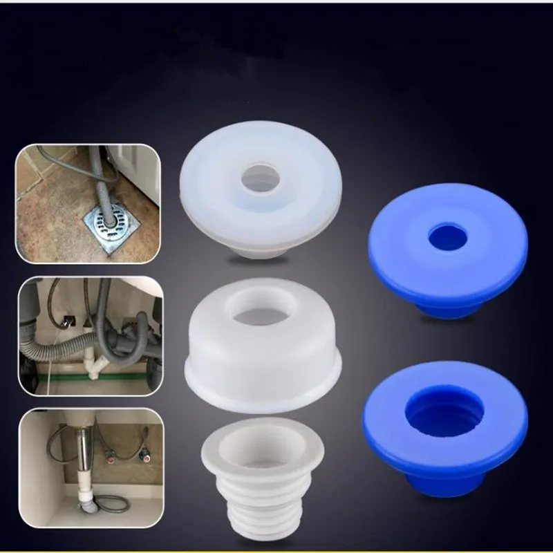 

Pipeline Deodorant Silicone Ring Washer Tank Sewer Water Trap for Drain Seal Plug Pest Control Bathroom Accessories