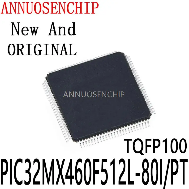 

PIC32MX460F TQFP100 Integrated Circuits (ICs) Embedded - Microcontrollers PIC32MX460F512L-80I/PT