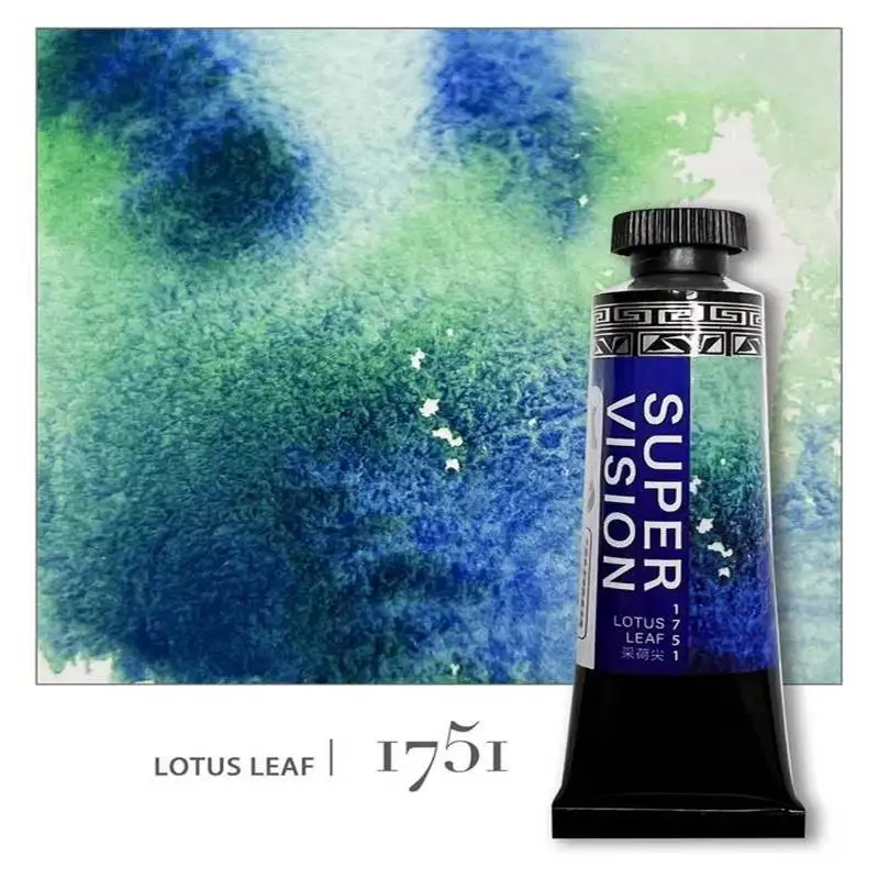 Imagem -04 - Super Vision Novo Tubo de Tinta Mineral em Camadas Aquarela 15ml 15 Cores Mestre Cor de Água para Artista Pintura de Arte Fornecedores