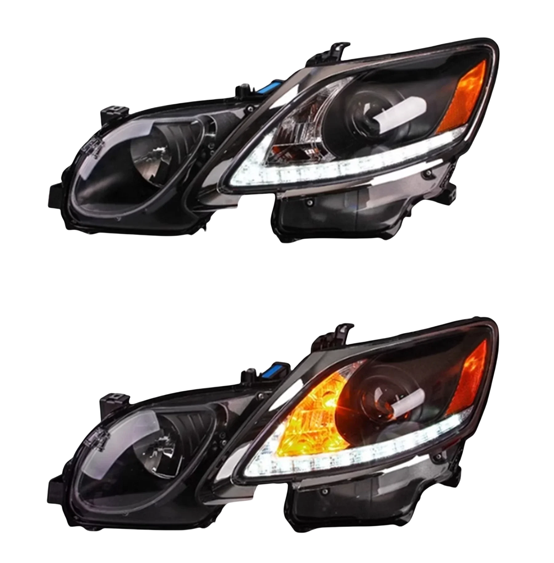 Car LED Headlight Headlamp for Lexus GS350 gs300 06-11 DRL Daytime Running Light High low beam Turn signal