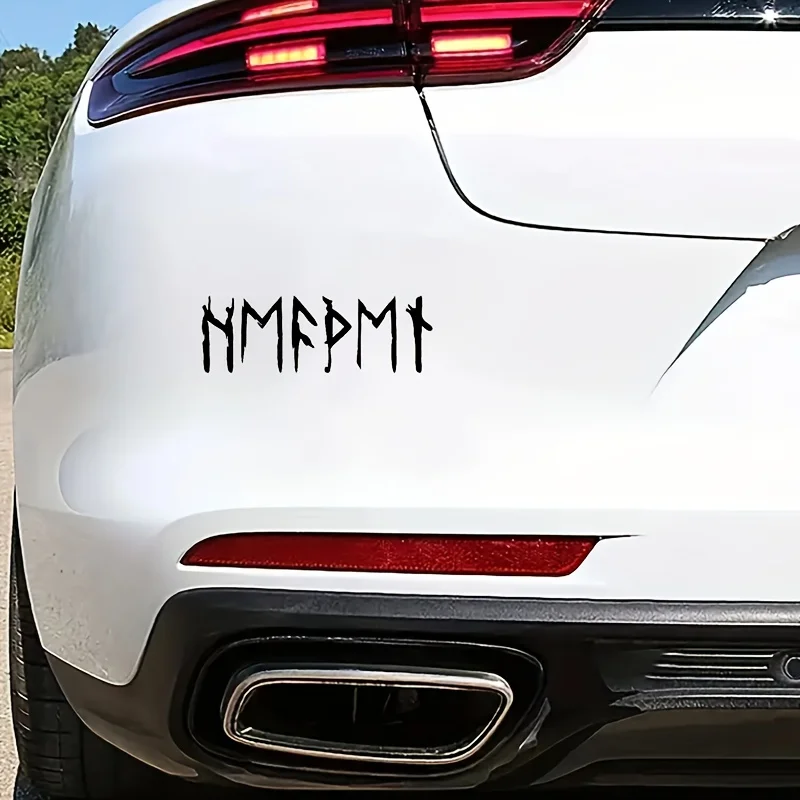 Heathen Norse Runes Vinyl Decal Car Sticker Water Bottle Laptop Fridge Glass Window Auto Styling