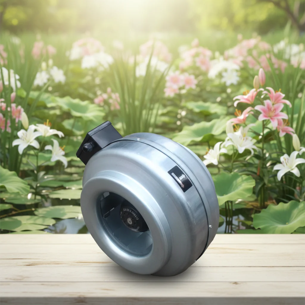 Energy Saving Stainless Steel Industrial Centrifugal Fan High Power Motor 220V Silver Customizable Sizes For Workshop/Warehouse