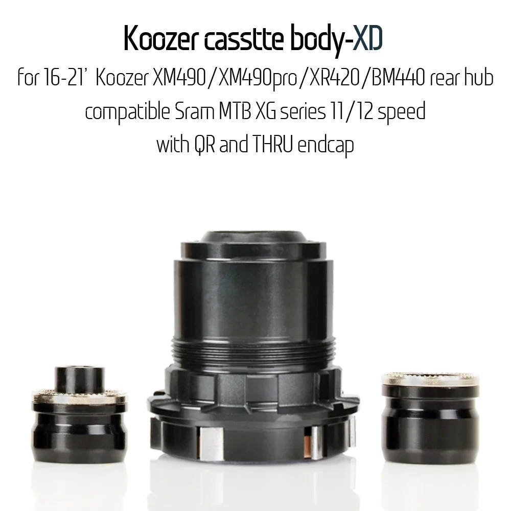 

Корпус Koozer Freehub для XM490 490pro MF480 CX420 HG8-11S MS 12S, корпус кассетной звездочки MTB велосипеда, детали для электрического велосипеда