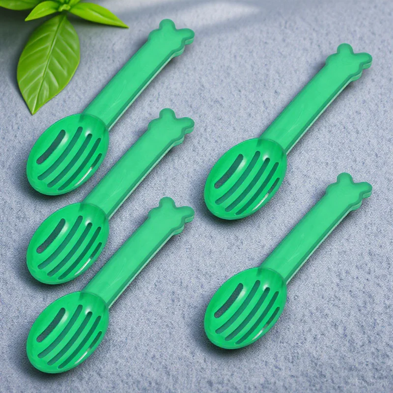 

5Pcs Hamster Bathtub Sand Spoons Lightweight Small Pet Bath Spoons Durable Hamster Bath Cleaning Tools Small Pet Supply