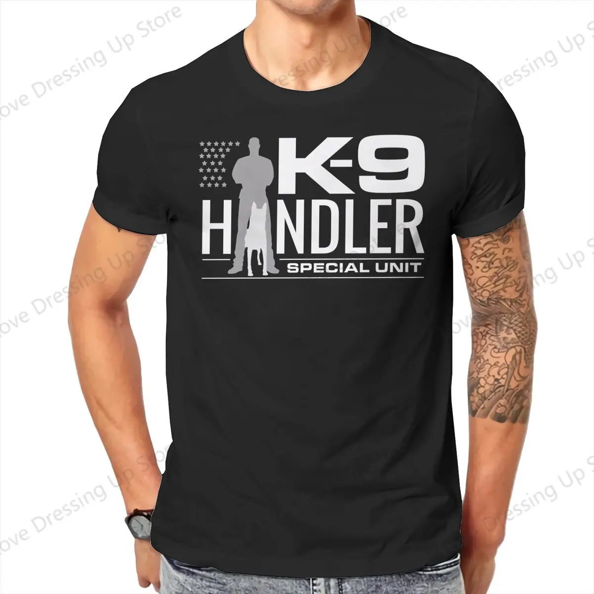 100% Cotton T-shirt Belgian Malinois t shirt men K 9 Handler K9 Unit Malinois Summer Sweat Absorption Street Short Sleeve Top