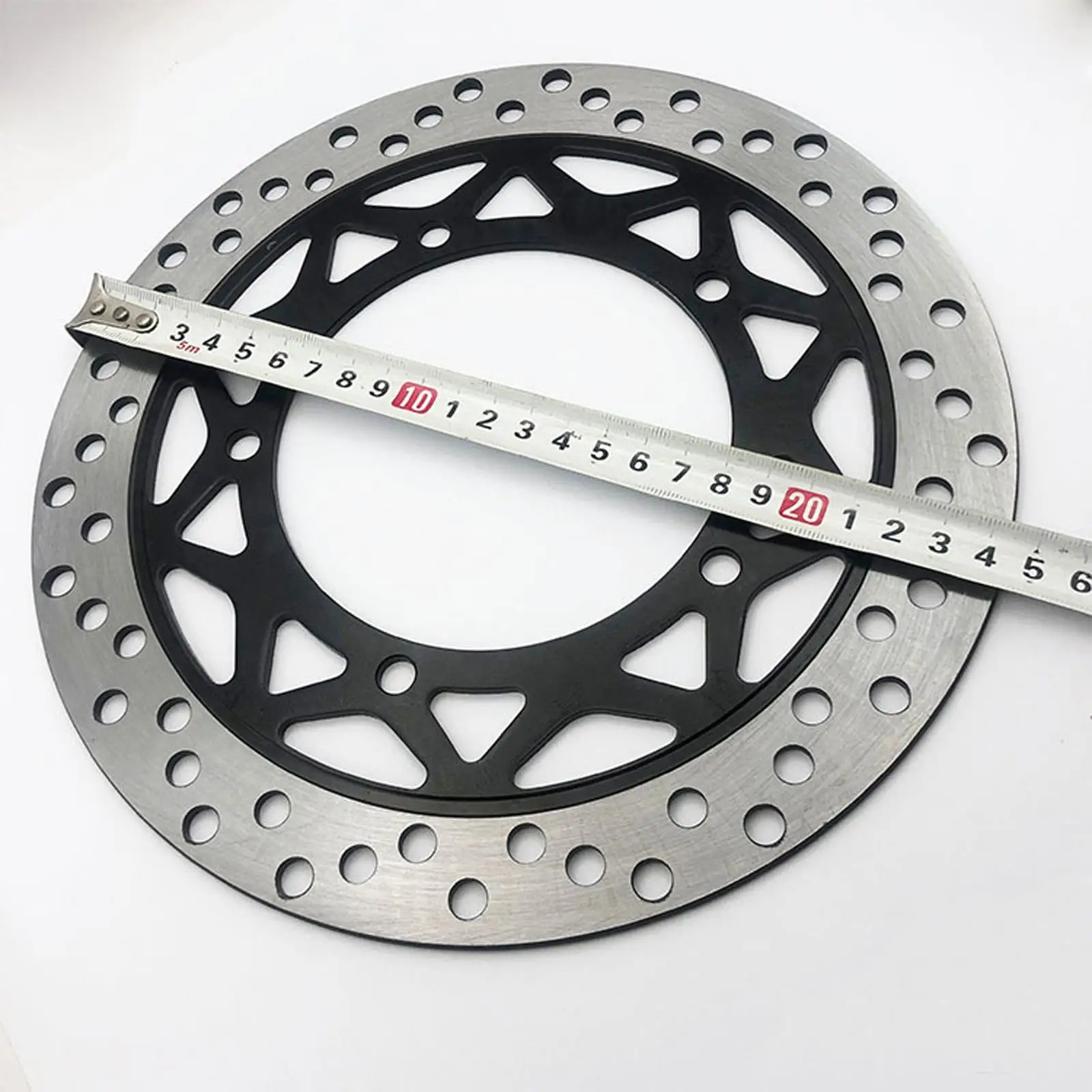 Motorcycle Front Brake Disc Durable Steel Wear Resistant Convenient Spare Part for Yamaha YBR 125