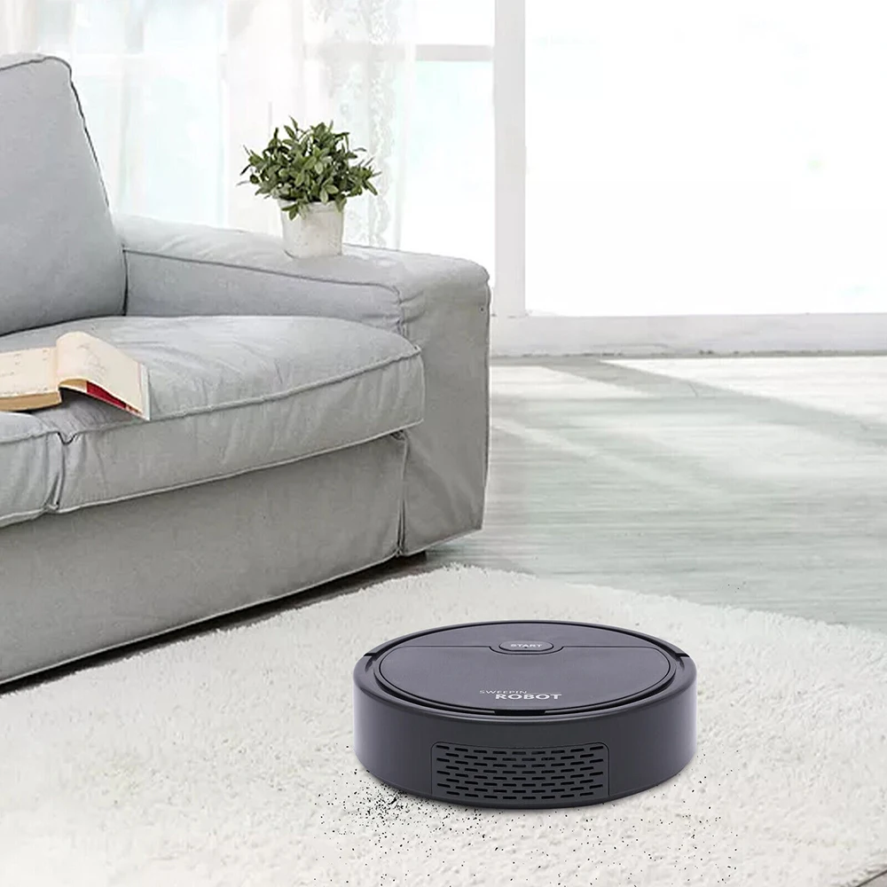 Newest Auto Robotic Vacuum Sweeping Robot Cleaner Wet Dry Automatic Cleaning USB Electric Made Durable Plastic for Household Use