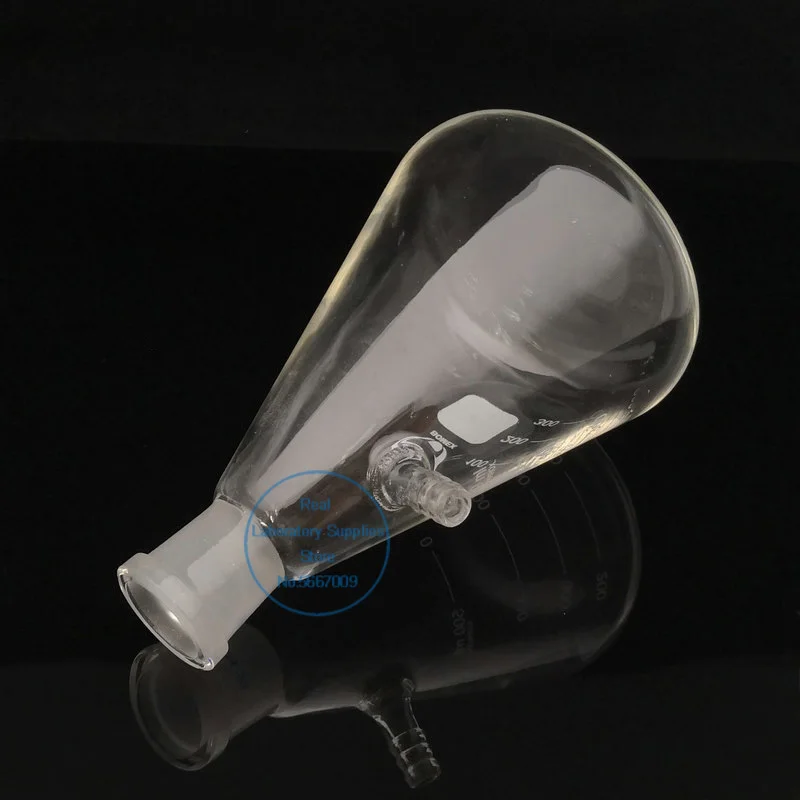 Frasco de succión de 50ml a 2000ml, filtración de boca de molienda al vacío de vidrio, botella de filtro de laboratorio, 1 ud.