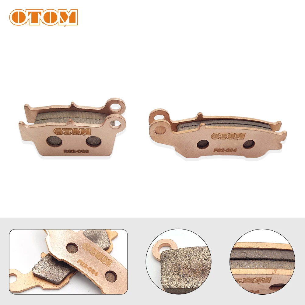 NEW Motorcycle Accessories Front & Rear Brake Pads Copper Sintering For YAMAHA KAWASAKI SUZUKI YZF WRF KXF KLX RMZ 125 250 450