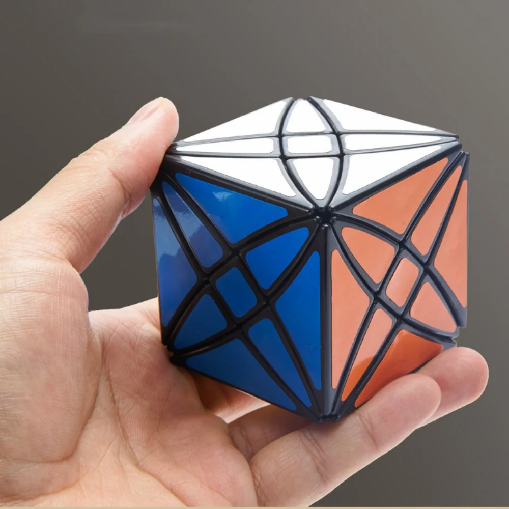 Lanlan Flower Rex Strange Shape Axis Cube 8 Axis Hexahedron Magic Cube Puzzle 58mm Speed Puzzle Education Toys