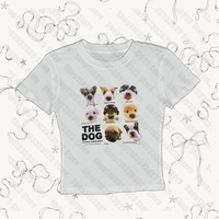 90s Vintage Y2k style Punk Women's Summer Cool Comfortable Casual Short Sleeve Tees Y2K Graphic Pattern Print Emo Girls baby tee