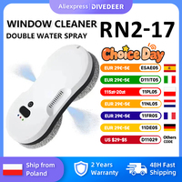 DIVEDEER Two-way spray window cleaner machine large suction Smart Automatic household high-rise glass window cleaner machine