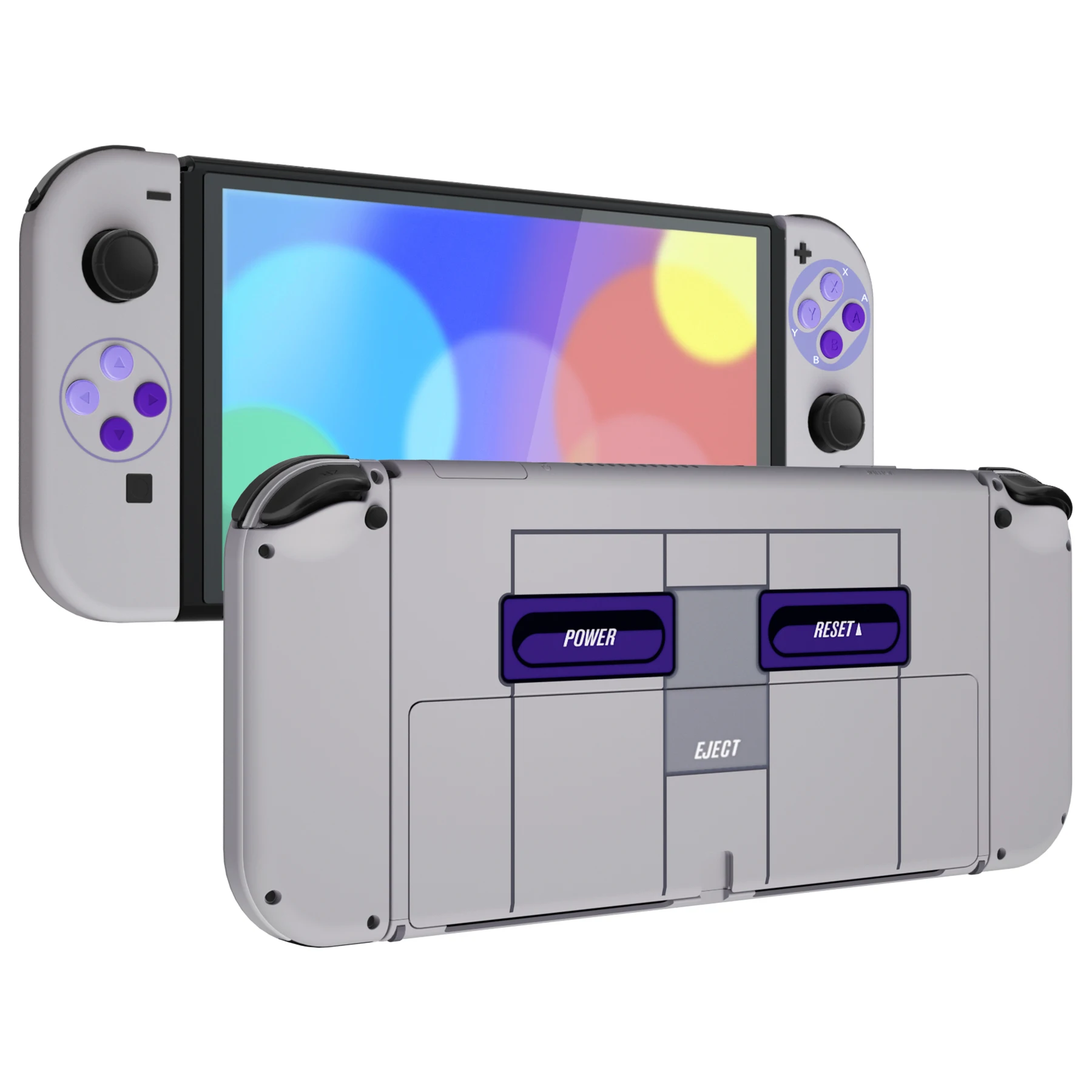 

eXtremeRate Full Set Shell for Nintendo Switch OLED - Classic SNES Style