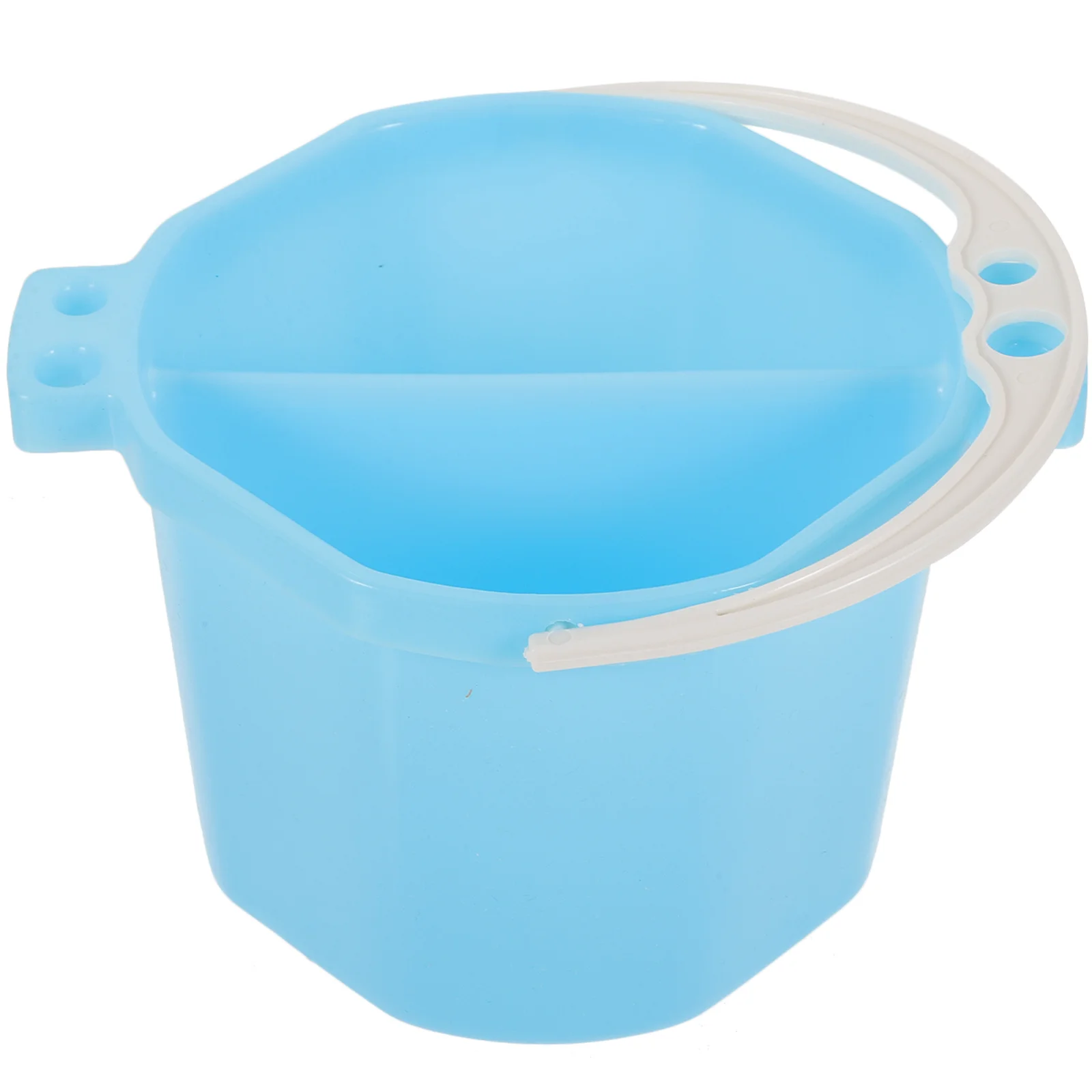 Rondella per pennelli Tavolozza per acquerelli portatile multifunzionale Manico riutilizzabile Detergente per pennelli Lavaggio di materiali artistici per la scuola