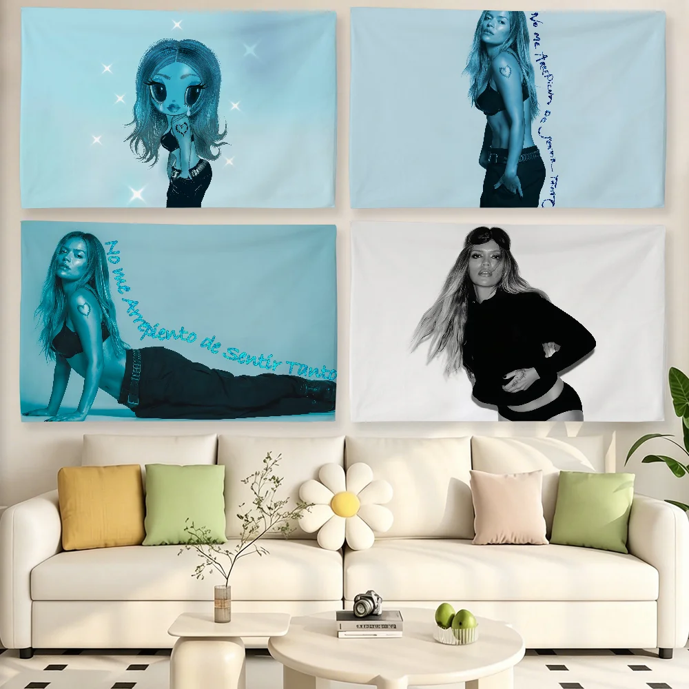 Singer K-Karol G Still flag For Living Room Home Dorm Decor Wall Outdoor Camping Party Banner Gifts