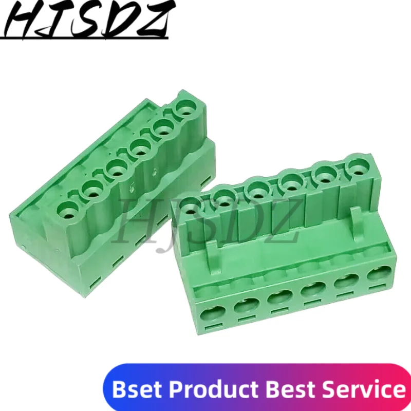 10 sets 2EDG5.08 straight 2 3 4 5 6 7 8 9 10 12 pin Terminal plug type 300V 10A 5,08mm step connector PCB screw Terminal block