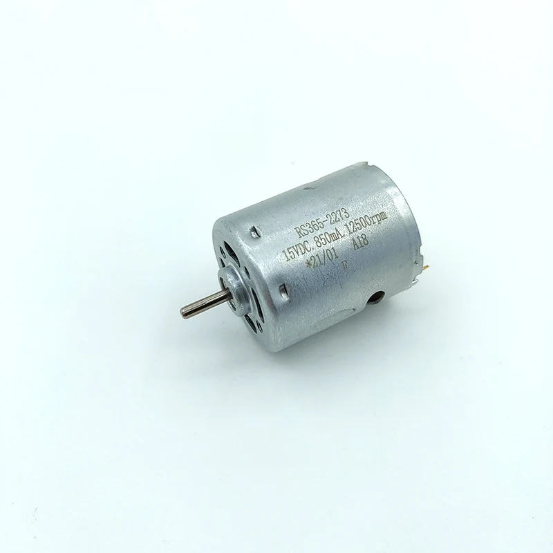 365 Micro DC Motor 12V-18V 15V High Speed 11300rpm-17500rpm Ball Bearing Carbon Brush Electric DIY Model Engine Fan