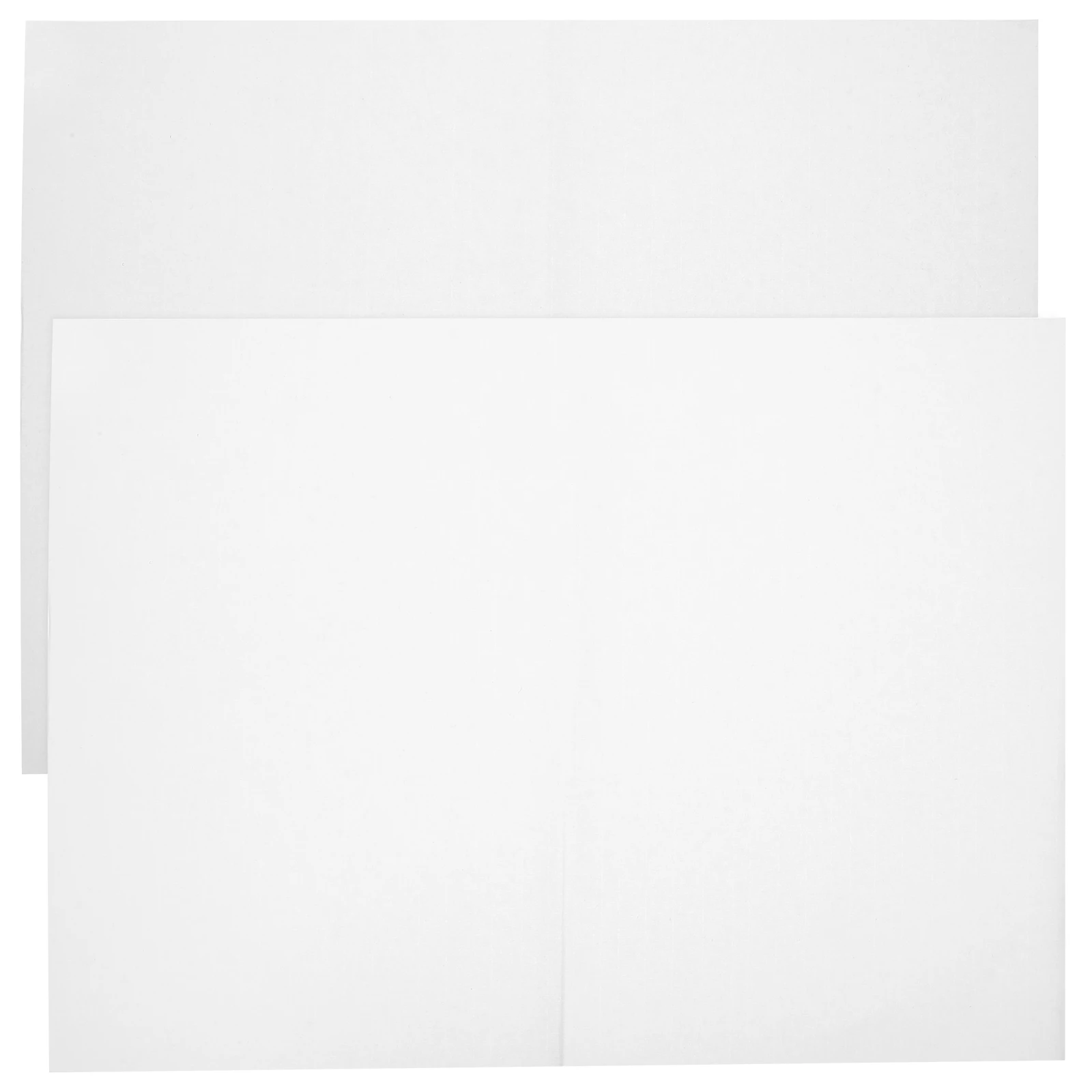 100 Sheets Rectangular Lens Calligraphy Paper Plain White Crafting Durable Drawing Painting Scrapbooking DIY