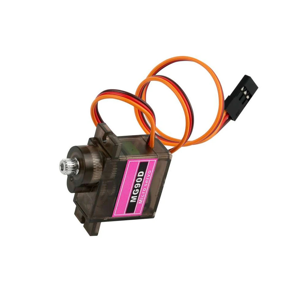 10PCS MG90D 9g Micro Digital Servo Motor Metal Gear 2.5KG High Torque MG90S MG90 Upgrated For RC Plane Helicopter Airplane 450