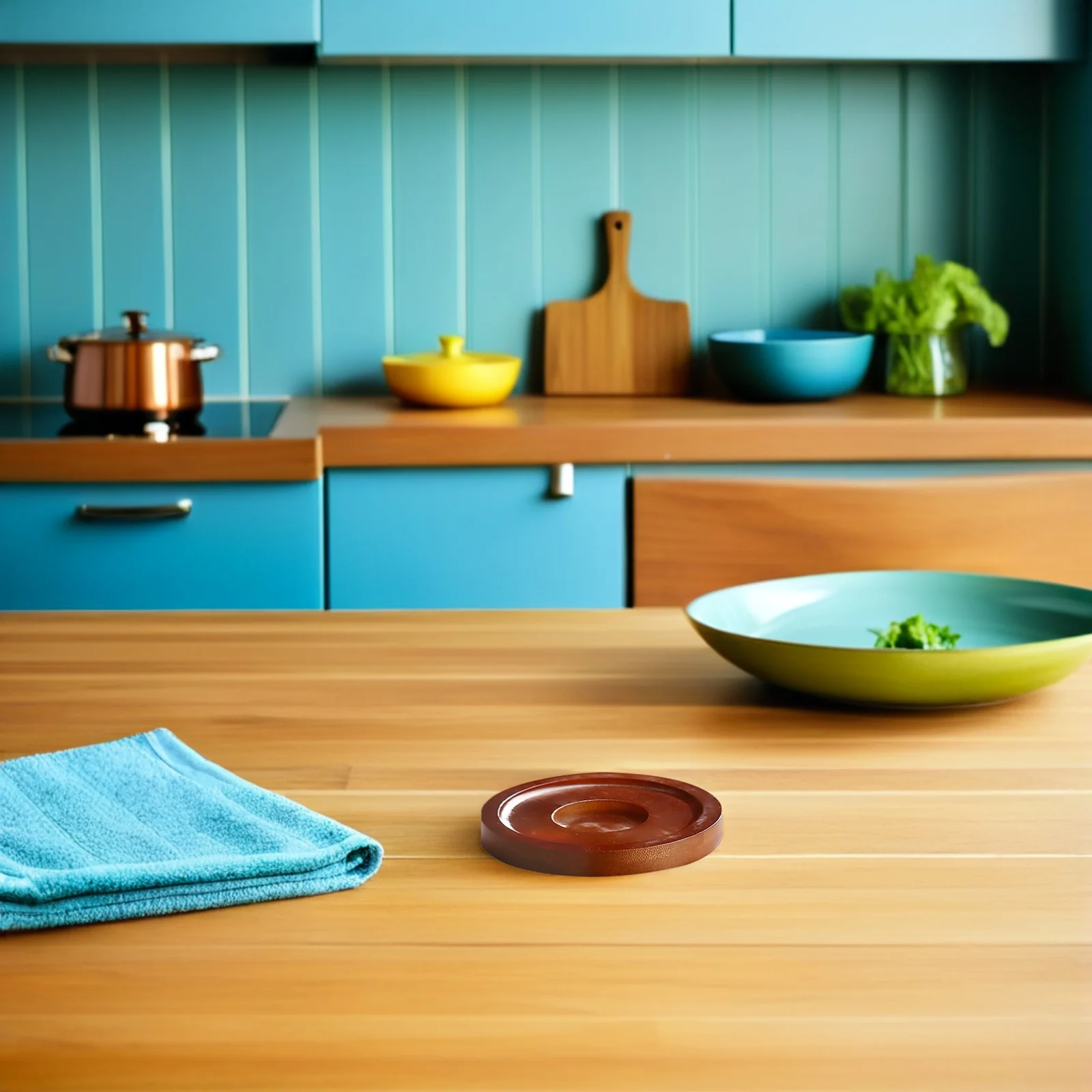 

3Pcs Rotating Wood Coasters Non-Slip Round Cup Pads Wooden Drink Mats for Whiskey Tea Coffee Table Use Whiskey Coaster